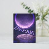 Dream Fantasy Moon Inspirerend Briefkaart (Staand voorkant)