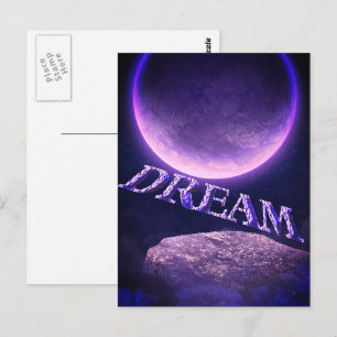 Dream Fantasy Moon Inspirerend Briefkaart