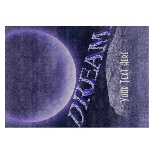 Dream Fantasy Moon Sky Inspirerend Snijplank (Voorkant)