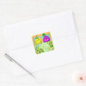 Dream Fig - Punny Garden Square Sticker (Envelop)