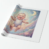 Dream Flight: Baby in the Sky Cadeaupapier (Uitgerold)