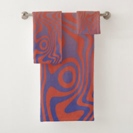 Dream Flow l Abstract Trippy Patroon - No. 01 Bad Handdoek