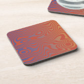 Dream Flow l Abstract Trippy Patroon - No. 01 Bier Onderzetter (Linkerzijde)