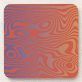 Dream Flow l Abstract Trippy Patroon - No. 01 Bier Onderzetter (Voorkant)