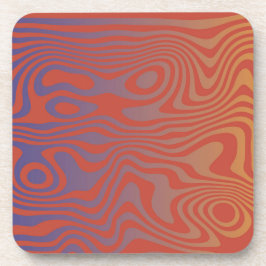 Dream Flow l Abstract Trippy Patroon - No. 01 Bier Onderzetter