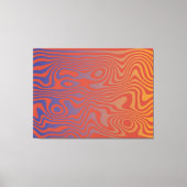 Dream Flow l Abstract Trippy Patroon - No. 01 Canvas Afdruk (Voorkant)