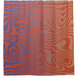 Dream Flow l Abstract Trippy Patroon - No. 01  Douchegordijn