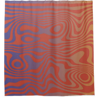 Dream Flow l Abstract Trippy Patroon - No. 01  Douchegordijn