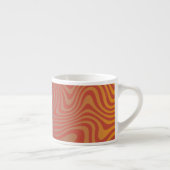 Dream Flow l Abstract Trippy Patroon - No. 01 Espresso Kop (Rechts)