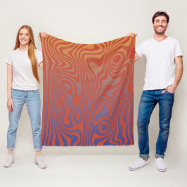 Dream Flow l Abstract Trippy Patroon - No. 01 Fleece Deken