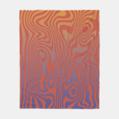 Dream Flow l Abstract Trippy Patroon - No. 01 Fleece Deken (Voorkant)