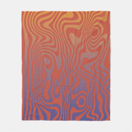 Dream Flow l Abstract Trippy Patroon - No. 01 Fleece Deken