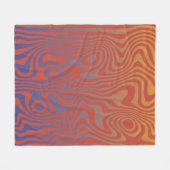 Dream Flow l Abstract Trippy Patroon - No. 01 Fleece Deken (Voorkant (Horizontaal))