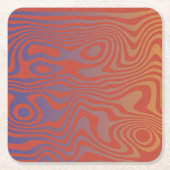 Dream Flow l Abstract Trippy Patroon - No. 01 Kartonnen Onderzetters (Voorkant)
