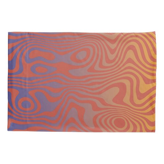 Dream Flow l Abstract Trippy Patroon - No. 01 Kussensloop (Achterkant)