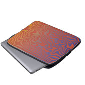 Dream Flow l Abstract Trippy Patroon - No. 01 Laptop Sleeve (Voorkant onderkant)