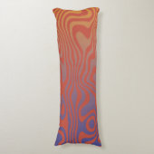 Dream Flow l Abstract Trippy Patroon - No. 01 Lichaamskussen (Voorkant Verticaal)