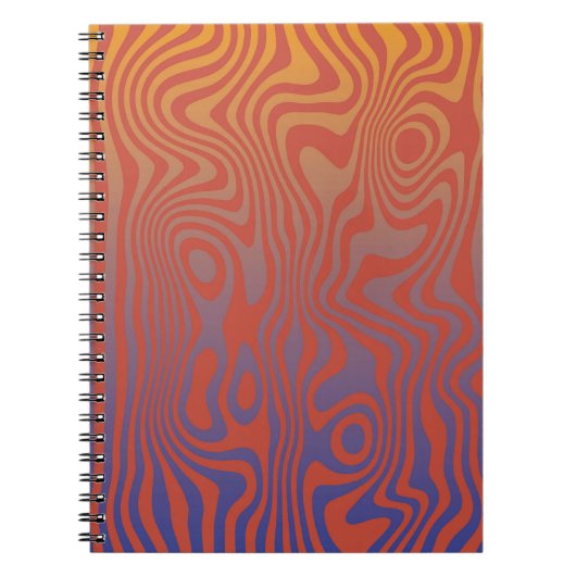 Dream Flow l Abstract Trippy Patroon - No. 01 Notitieboek (Voorkant)