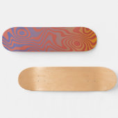 Dream Flow l Abstract Trippy Patroon - No. 01 Persoonlijk Skateboard (Horizontaal)