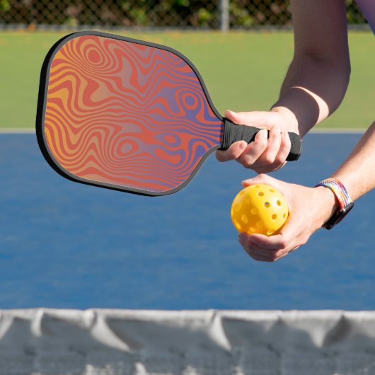 Dream Flow l Abstract Trippy Patroon - No. 01 Pickleball Paddle (Insitu)