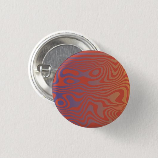 Dream Flow l Abstract Trippy Patroon - No. 01 Ronde Button 3,2 Cm (Voorkant /achterkant)