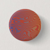 Dream Flow l Abstract Trippy Patroon - No. 01 Ronde Button 3,2 Cm (Voorkant)