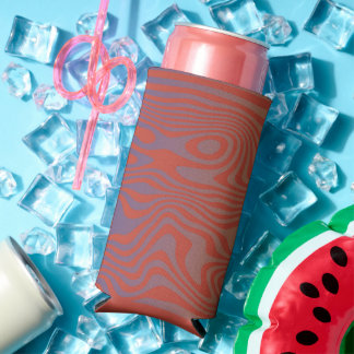 Dream Flow l Abstract Trippy Patroon - No. 01 Seltzer Blikjeskoeler