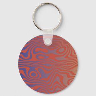 Dream Flow l Abstract Trippy Patroon - No. 01 Sleutelhanger
