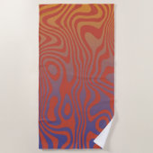 Dream Flow l Abstract Trippy Patroon - No. 01 Strandlaken (Voorkant)