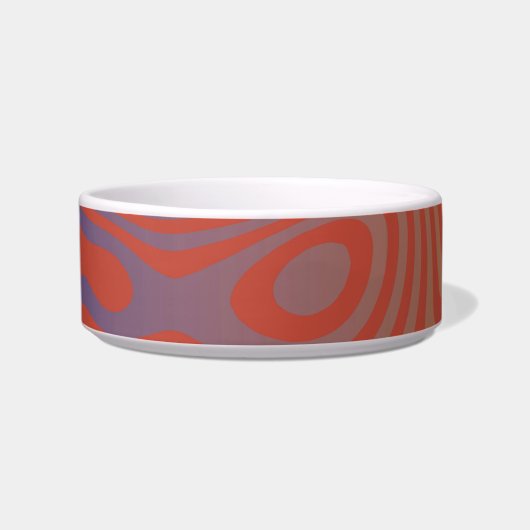 Dream Flow l Abstract Trippy Patroon - No. 01 Voerbakje (Voorkant)