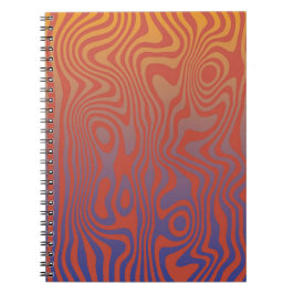 Dream Flow l Abstract Trippy Pattern - No. 01 Notitieboek