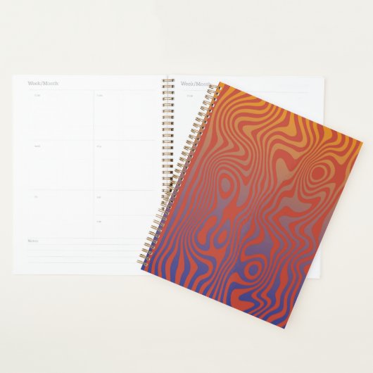 Dream Flow l Abstract Trippy Pattern - No. 01 Planner (Display)