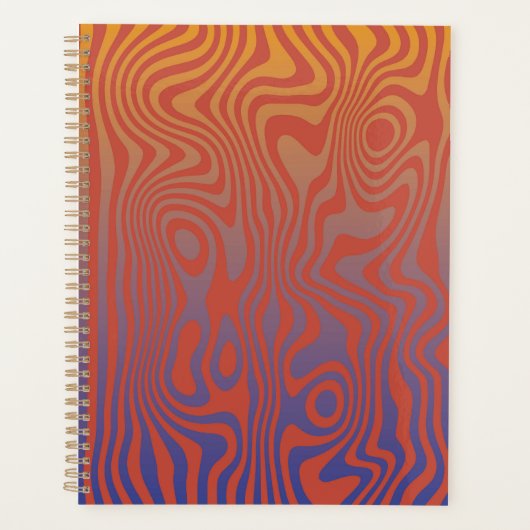 Dream Flow l Abstract Trippy Pattern - No. 01 Planner (Voorkant)