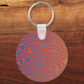 Dream Flow l Abstract Trippy Pattern - No. 01 Sleutelhanger (Voorkant)