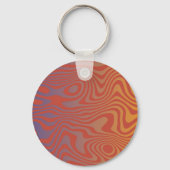 Dream Flow l Abstract Trippy Pattern - No. 01 Sleutelhanger (Achterkant)