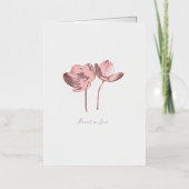 Dream Flowers in Love – RomanticFantasy Nature Folie Wenskaart (Voorkant)