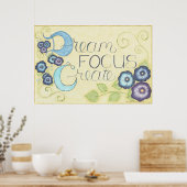 Dream Focus Creëer Poster (levendig) (Keuken)