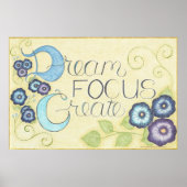 Dream Focus Creëer Poster (levendig) (Voorkant)