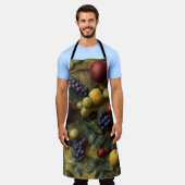 Dream Fruits: Vitality and ColAll-Over Print Apron Schort (Gedragen)