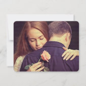 Dream Garden Floral Weddenschap Hartelijk dank Bedankkaart (Achterkant)