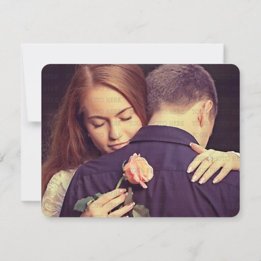 Dream Garden Floral Weddenschap Hartelijk dank Bedankkaart (Achterkant)