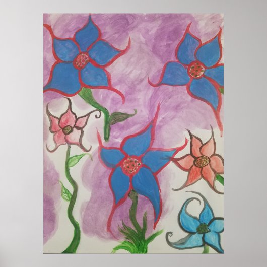 Dream Garden Flowers Poster (Voorkant)