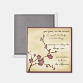 Dream Garden Serenity Prayer Magnet (Voorkant / Achterkant)