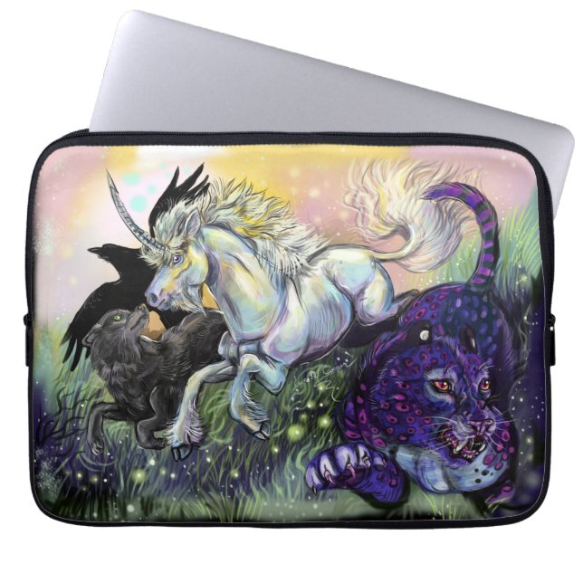 Dream Gaurdians Laptop Sleeve (Voorkant)