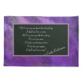 Dream Gaurdians met E. Dickinson Poem Kussensloop (Achterkant)