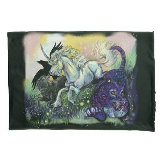 Dream Gaurdians met E. Dickinson Poem Kussensloop (Voorkant)