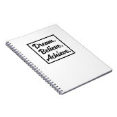 DREAM GELEVE ACHIEVE NOTITIEBOEK (Rechterzijde)