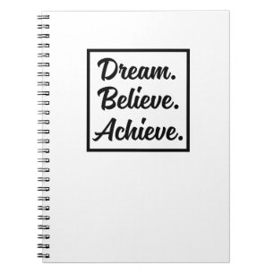 DREAM GELEVE ACHIEVE NOTITIEBOEK