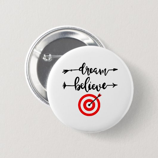 DREAM GELEVE ACHIEVE RONDE BUTTON 5,7 CM (Voorkant /achterkant)