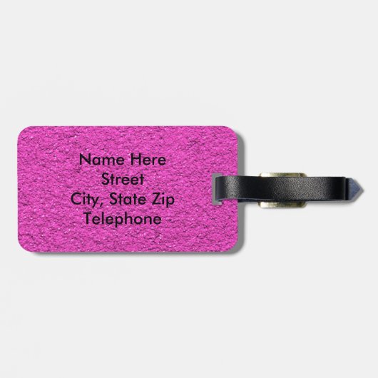 Dream. Geloof me. Ballet Bagagelabel bereiken (Achterkant horizontaal)